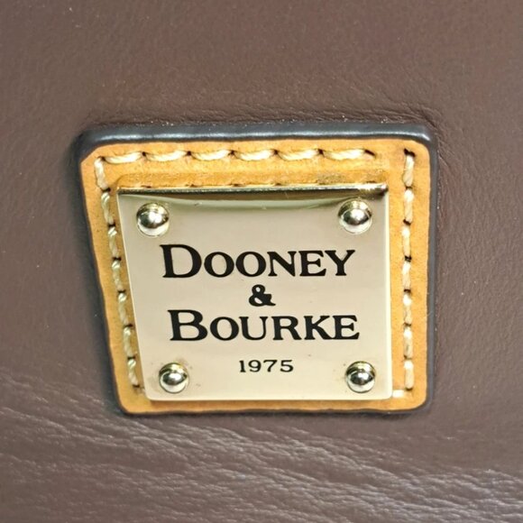 Dooney and Bourke O Ring Hobo Brown Nubuck Leather Bag Magnetic Closure Lined - Picture 2 of 16